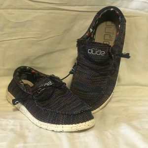 Mens HEY DUDE Kaki size 10 shoes